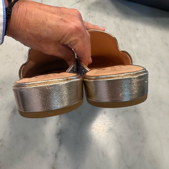 Kate Spade Andra Rose Gold Glitter Mules - Picture 5 of 10